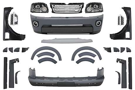 Complete Conversion Body Kit suitable for Land Rover Discovery 3 to Discovery 4 Facelift