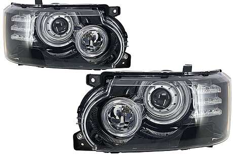Headlights suitable for Land Range Rover Vogue L322 (2002-2009) Conversion to Facelift 2010