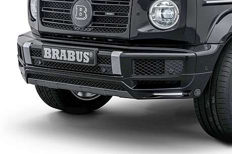 Front bumper spoiler with LED-optics (for G350d / G500) Brabus 464-250-00-B Mercedes G63 W464 / W463A new (original, Germany)
