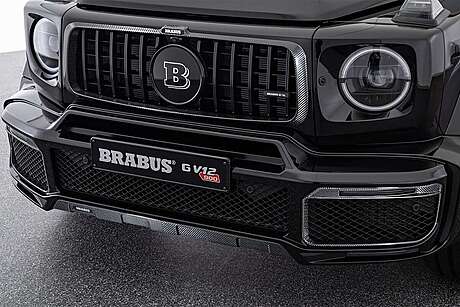 Inserts in the front bumper with LED-optics (carbon) (for Widestar body kit) Brabus 464-234-2C-99-B Mercedes G63 W464 / W463A new (original, Germany)