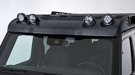 Roof trim with LED-optics (carbon) Brabus 464-820-CARBON Mercedes G63 W464 / W463A new (original, Germany)