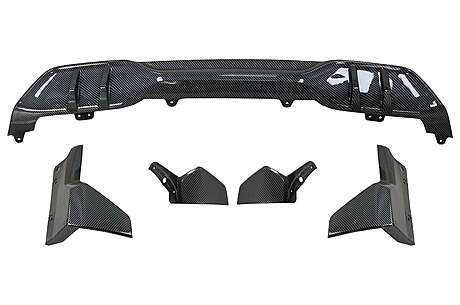 Aero Body Kit Front Bumper Lip and Air Diffuser suitable for BMW X5 G05 (2018-up) M Performance Design Carbon Look