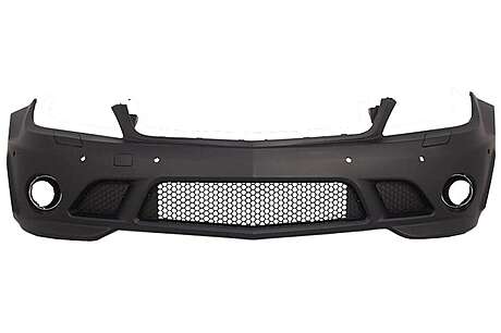 Front Bumper suitable for Mercedes C-Class W204 (2007-2012) C63 Design With PDC
