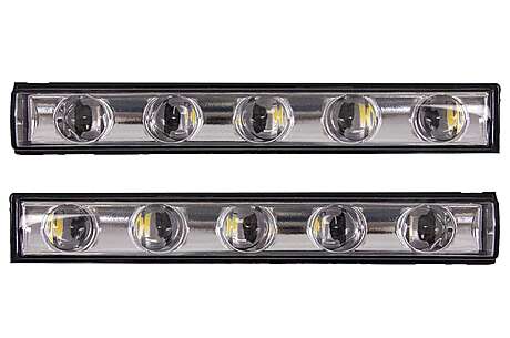 LED DRL Chrome Daytime Running Lights suitable for Mercedes G-Class W463 (1989-up) G65 Design