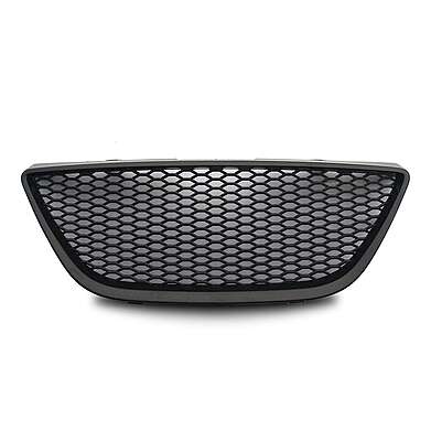 Front Grill badgeless with mesh, black suitable for Seat Ibiza 6J year 2008-2011