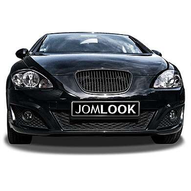 Front Grill badgless, black suitable for Seat Leon 1P year 2009 - 2012 and Altea 5P year 2009 - 2012