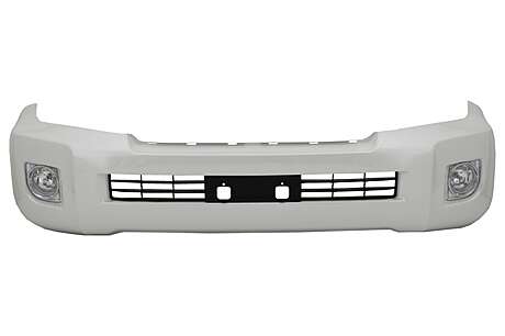 Front Bumper suitable for TOYOTA Land Cruiser FJ200 (2008-2011) Retrofit Assembly (2008-2011 to (2012-2014) Model Pearl White