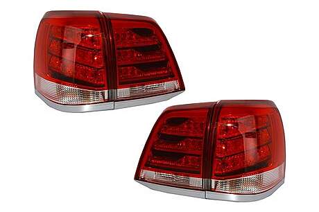 Taillights Led suitable for TOYOTA Land Cruiser FJ200 J200 (2007-2015) Red Clear