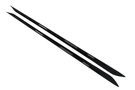 Side Skirts Extension suitable for BMW 3 Series G20 Sedan G21 Touring (2018-up) M Sport Design Piano Black