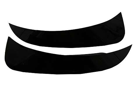 Rear Bumper Flaps Side Fins Flics suitable for MERCEDES GLA X156 GLA250 GLA45 2014-2019 Black Edition