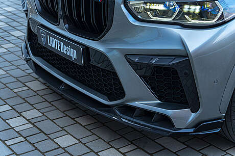 Front bumper insert right / left LARTE Performance X5M-LR-001.00/01.С BMW X5 M Competition Super SUV F95 2019-2023