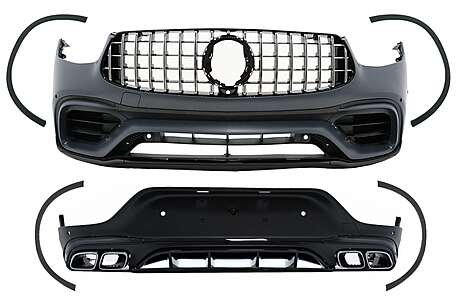 Body Kit suitable for Mercedes GLC Coupe Facelift C253 Sport Line (2020-Up) GLC63 Design