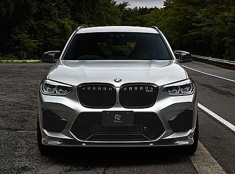 Carbon Front Lip Spoiler 3D Design 3101-29711-3D BMW X3M F97 2019-2022
