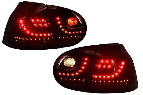 LED Taillights suitable for VW Golf V 5 (2004-2009) Left Hand Drive (LHD) Cherry Red Urban Style
