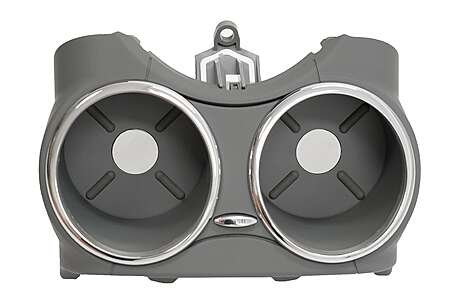 Front Dual Cup Holder suitable for Mercedes CLS C219 W219 (2003-2010) Gray