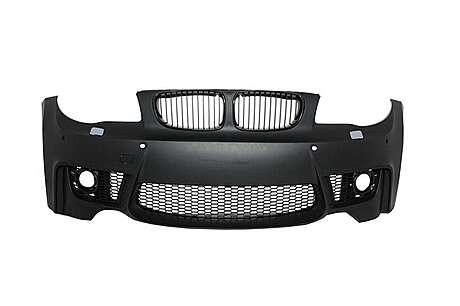 Front Bumper suitable for BMW 1'er E81/E82 E87/E88 (2004-2011) 1M Design with SRA Without Fog Ligts