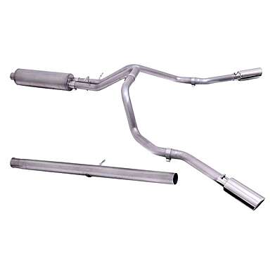 Gibson 65690E Chevy Silverado 1500 19-21 Exhaust System Extreme Dual Stainless Steel (Fits: Chevrolet Silverado 1500 4.3L)