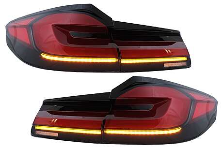 Full LED Taillights suitable for BMW 5 Series G30 Sedan (2017-2019) LCI Design with Dynamic Sequential Turning Lights