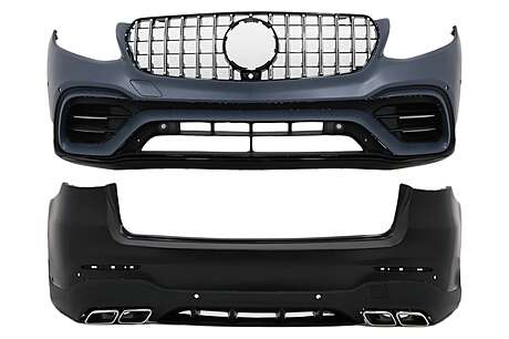 Complete Body Kit suitable for Mercedes GLC SUV X253 (2015-07.2019) GLC63 Design only for Standard Package