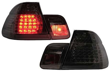 LED Taillights suitable for BMW 3 Series E46 Limousine 4D (09.2001-03.2005) Smoke