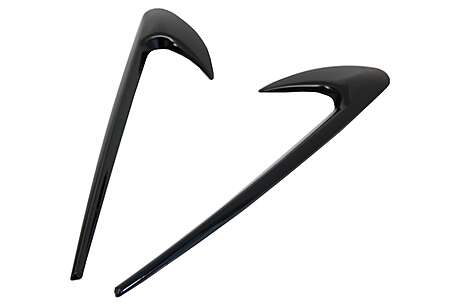 Side Fender Vents Trim Wing suitable for Mercedes C-Class W205 S205 E-Class W213 S213 Piano Black