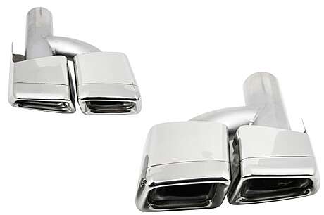 Exhaust Muffler Tips Tail Pipes suitable for Mercedes S63 E63 W221 W164 W166 W212 W218 S-class E-class CLS ML
