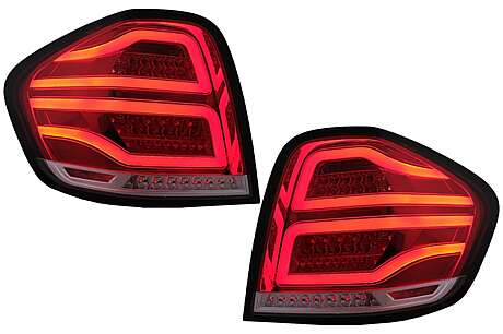LED BAR Taillights suitable for Mercedes M-Class W164 (2005-2008) Red White