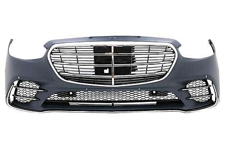 Front Bumper suitable for Mercedes S-Class W223 Limousine (2020-2023) only for AMG-Line Edition