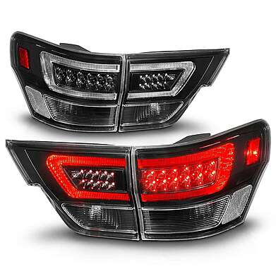 Tail Lights LED Black Anzo 311439 Jeep Grand Cherokee 2011-2013