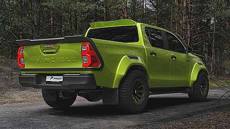 PRIOR DESIGN 4260609897838 PDX Trunk Spoiler incl. Frame for Toyota Hilux Invincible [2018+]