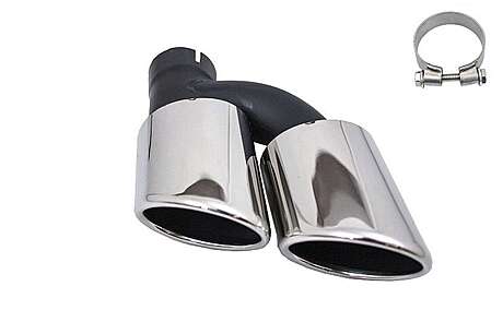 Exhaust Muffler Tip Tail Pipe Left Side suitable for Audi A3 A4 A5 A6 A7 A8 to S3 S4 S5 S6 S7 S8 SQ3 SQ5 S-Design
