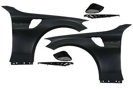 Front Fenders suitable for Mercedes C-Class W205 S205 C205 A205 (2014-2020) GT Look 