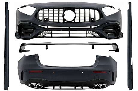 Complete Body Kit suitable for Mercedes A-Class W177 Hatchback 5 Doors (2018-2023) A45 Design
