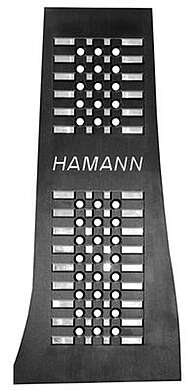 Left foot pad (black) Hamann 80G30133 for BMW G30 G31 (original, Germany)
