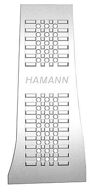 Left foot pad (grey) Hamann 80G30132 for BMW G30 G31 (original, Germany)