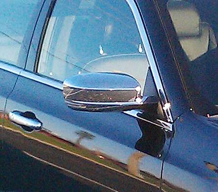 Накладки на зеркала хромированные IDFR 1-CR613-03C для Chrysler 300C 2011-