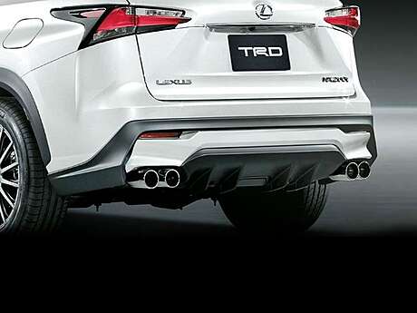 Rear Bumper Cover with Muffler TRD Lexus NX200t NX300h F-sport (Original, Japan)