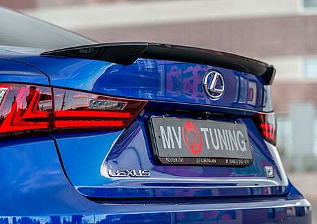 Trunk lid spoiler paintable MV-Tuning for Lexus IS III 2013-2021