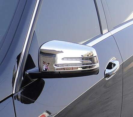 Chrome Mirror Cover IDFR 1-MB172-09C Mercedes-Benz W207 Coupe 2010-2016
