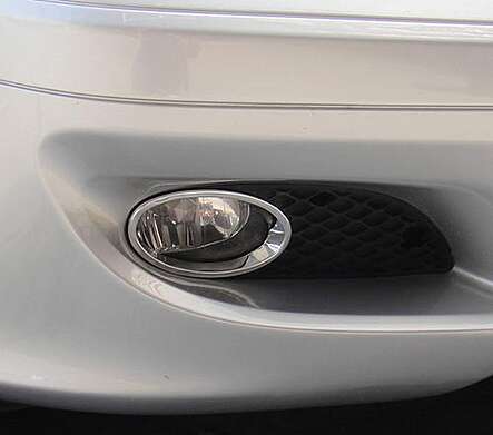 Chrome Fog Light Overlays IDFR 1-MB681-08C Mercedes Benz SLK R171 2004-2011