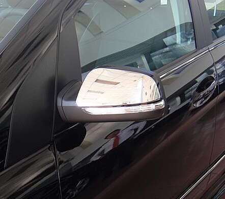 Chrome Mirror Cover IDFR 1-MB003-03C Mercedes Benz W169 A-Class 2008-2012