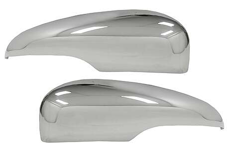 Mirror Covers suitable for VW Golf 6 VI (2008-2014) Stainless Steel
