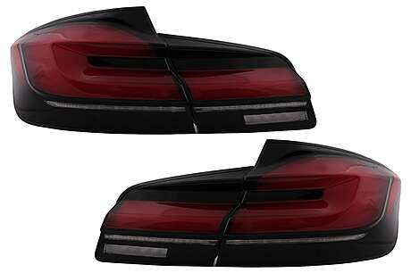 LED Taillights suitable for BMW 5 Series F10 (2011-2017) with Dynamic Sequential Turning Light Upgrade to LCI G30 Design
