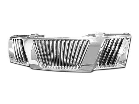 Chrome Front Bumper Grill Vertical Style Nissan Pathfinder 2005-2007 