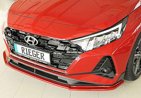 Rieger Cup Spoiler Lip ABS Negro Mate para Hyundai i20 N/i20 N-Performance