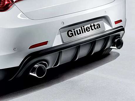 Rear Diffuser (Exhaust L+R) Motordrome K166-001 Alfa Romeo Giulietta 2010-2020