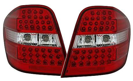 LED Taillights suitable for Mercedes M-Class W164 (2005-2008) Red 