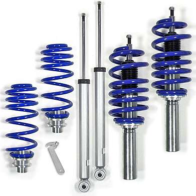 Blueline Coilover Kit suitable for A6 Limo (4G) 1.8 TFSI/ 2.0 TFSI 132 KW/ 2.0 TFSI 185 KW Quattro-models/ 2.8 FSI 150 KW Quattro/ 2.0 TDI 110 KW/ 2.0 TDI 140 KW, 2011-2018