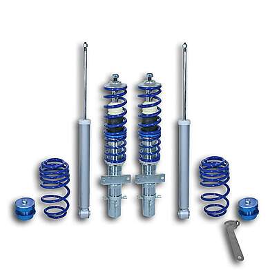BlueLine Coilover Kit suitable for Audi A1 8X 1.2 TFSI, 1.4 TFSI, 1.6 TDI, 2.0 TDI year 2010-2014