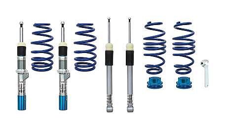 BlueLine Coilover Kit suitable for Skoda Octavia Limousine and station wagon (5E) 1.6 TDI, 1.6 TDI (GreenLine), 1.8TSI, 2.0 TSI, 2.0 TDI year 2012-, only fits for vehicles with rear beam axle